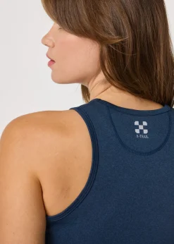 Hot X-trail Training Singlet W Navy Melange
