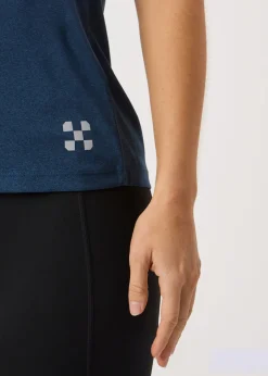 Hot X-trail Training Singlet W Navy Melange