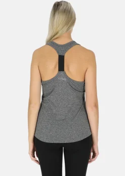 Online X-trail Training Singlet W Charcoal Melange