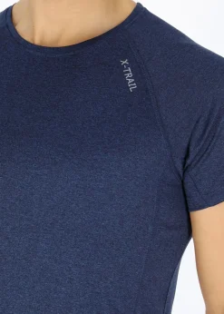 Online X-trail Training Tee Navy Melange