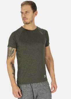 X-trail Training Tee Olive Melange