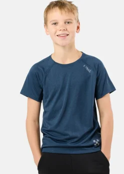 New X-trail Training Tee II JR Dk. Navy Melange