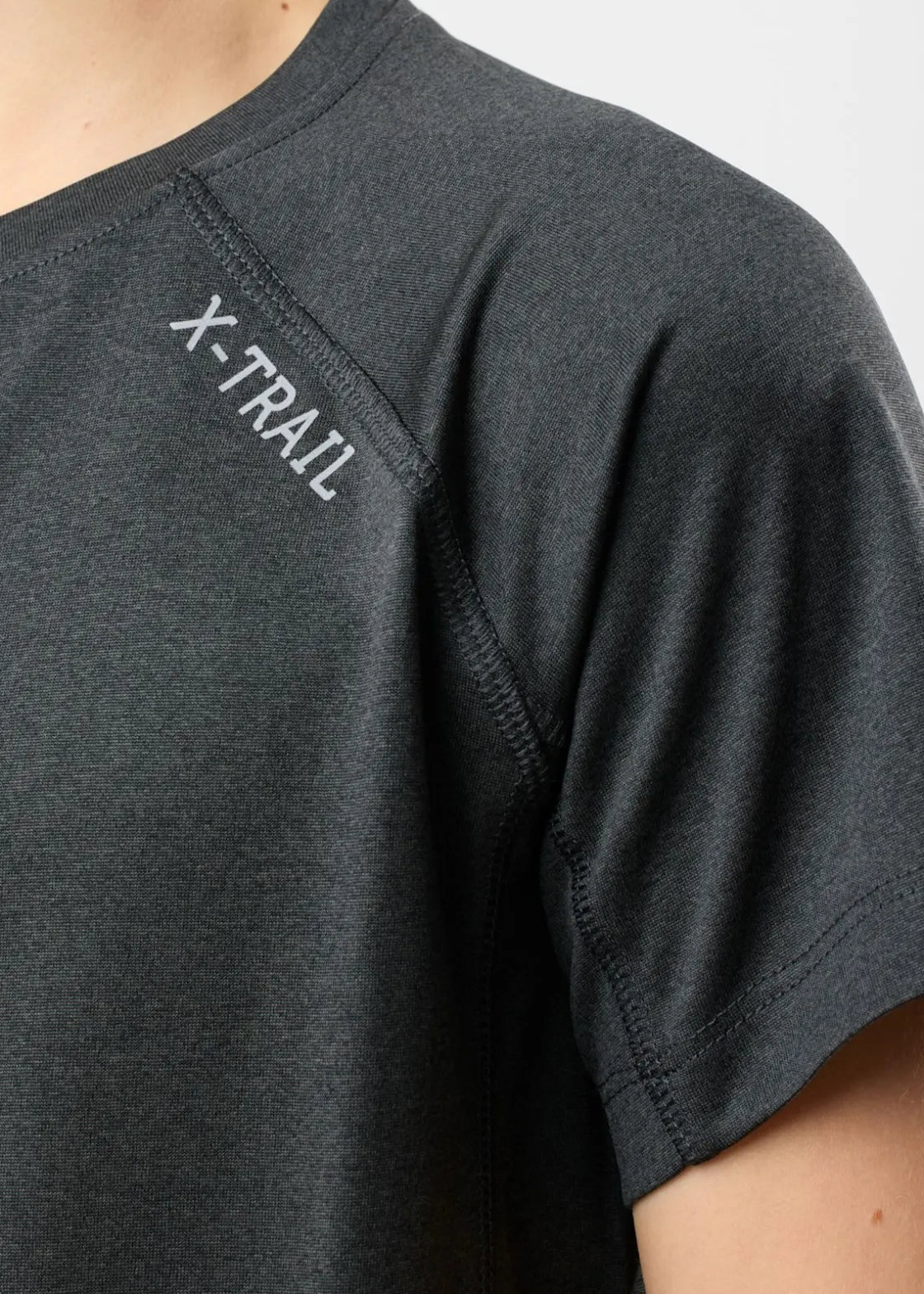 Sale X-trail Training Tee II JR Black Melange
