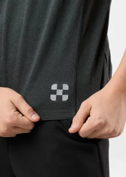 Sale X-trail Training Tee II JR Black Melange