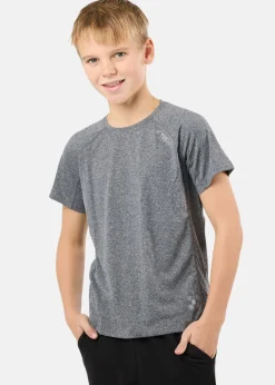 X-trail Training Tee II JR Charcoal Melange