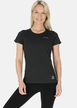 Discount X-trail Training Tee II W Black Melange