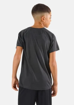 X-trail Training Tee JR Black Melange