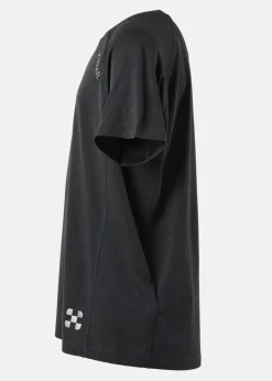 X-trail Training Tee JR Black Melange