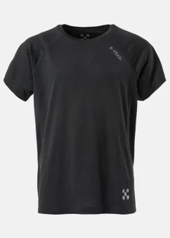 X-trail Training Tee JR Black Melange