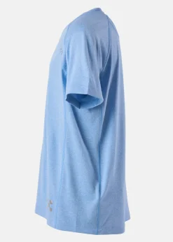 Hot X-trail Training Tee JR Lt. Blue Melange
