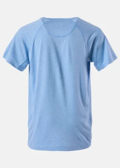 Hot X-trail Training Tee JR Lt. Blue Melange