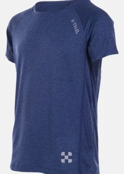 Discount X-trail Training Tee JR Navy Melange