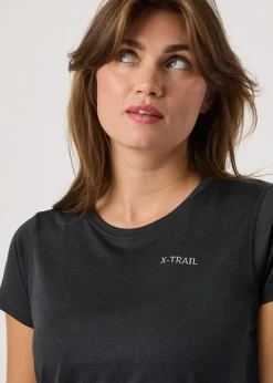 Hot X-trail Training Tee W Black Melange