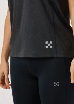 Hot X-trail Training Tee W Black Melange