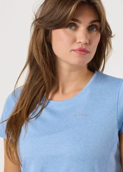 Online X-trail Training Tee W Lt. Blue Melange