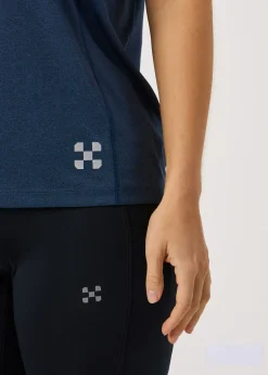 Hot X-trail Training Tee W Navy Melange