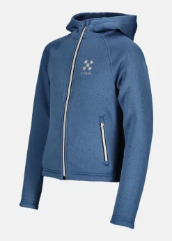 X-trail Training Zip Hood JR Navy Melange