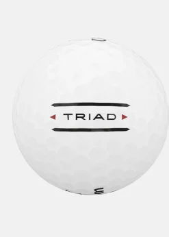 Hot Wilson TRIAD GOLF BALL White 12-BALL White/