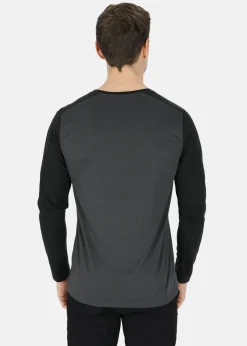 Swedemount Trondheim Lyocell Long Sleeve Charcoal/Black