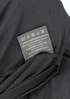 Online Swedemount Trondheim Lyocell Tee Charcoal/Black