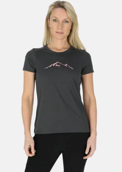 Online Swedemount Trondheim Lyocell Tee W Charcoal