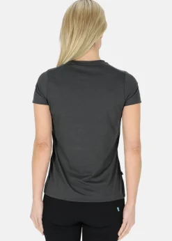 Online Swedemount Trondheim Lyocell Tee W Charcoal