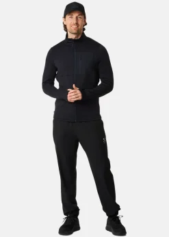 Best Swedemount Trondheim Midlayer Full Zip Black