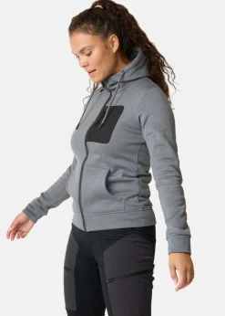 Sale Swedemount Trondheim Stretch Full Zip Hood W Charcoal Melange