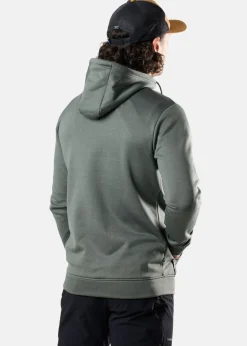 Clearance Swedemount Trondheim Stretch Full Zip Hood Olive Melange