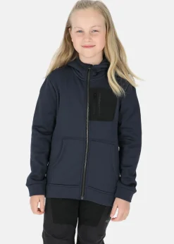 Hot Swedemount Trondheim Stretch Full Zip Hood JR Dk. Navy Melange