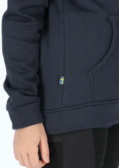 Hot Swedemount Trondheim Stretch Full Zip Hood JR Dk. Navy Melange