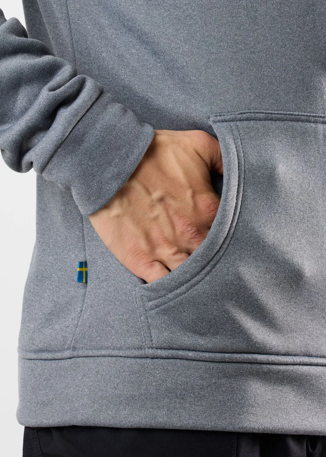 Sale Swedemount Trondheim Stretch Full Zip Hood Charcoal Melange