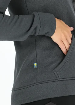 Best Swedemount Trondheim Stretch Full Zip Hood W Black Melange