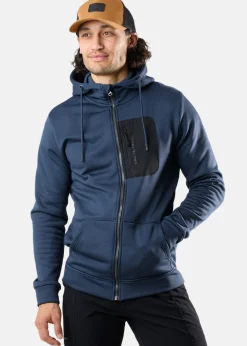 Clearance Swedemount Trondheim Stretch Full Zip Hood Dk. Navy Melange