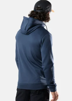 Clearance Swedemount Trondheim Stretch Full Zip Hood Dk. Navy Melange