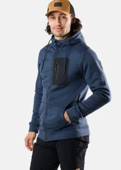 Clearance Swedemount Trondheim Stretch Full Zip Hood Dk. Navy Melange