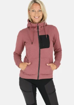 Discount Swedemount Trondheim Stretch Full Zip Hood W Dusty Rose Melange