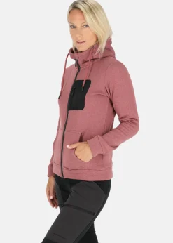Discount Swedemount Trondheim Stretch Full Zip Hood W Dusty Rose Melange