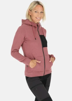 Discount Swedemount Trondheim Stretch Full Zip Hood W Dusty Rose Melange