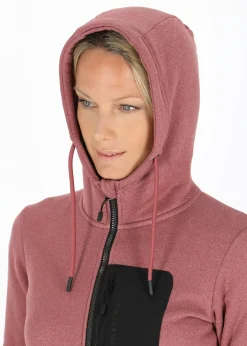 Discount Swedemount Trondheim Stretch Full Zip Hood W Dusty Rose Melange