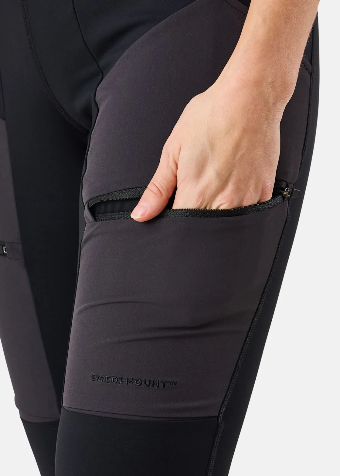 Clearance Swedemount Trondheim Trekking Tights W Charcoal/Black