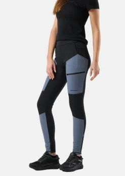 Hot Swedemount Trondheim Trekking Tights W Steel Blue/Black