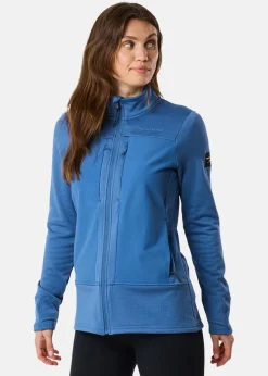 Hot Swedemount Trondheim Wind Mid Layer Full Zip W Dusty Blue