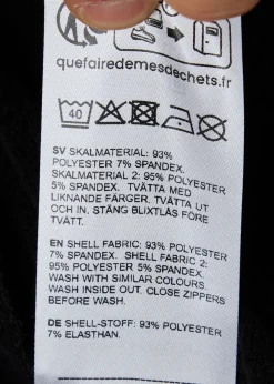 Outlet Swedemount Trondheim Wind Mid Layer Full Zip Black