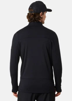 Outlet Swedemount Trondheim Wind Mid Layer Full Zip Black