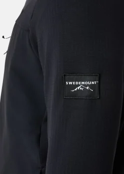 Outlet Swedemount Trondheim Wind Mid Layer Full Zip Black