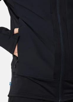 Outlet Swedemount Trondheim Wind Mid Layer Full Zip Black