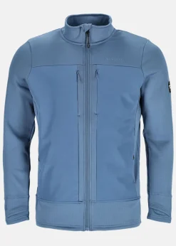 Best Swedemount Trondheim Wind Mid Layer Full Zip Dusty Blue