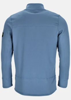 Best Swedemount Trondheim Wind Mid Layer Full Zip Dusty Blue