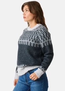 New Seaside Trondheim Wool Knit W Charcoal Melange